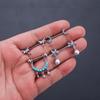 2 Stück Stahl Hängend Zirkon Brustwarzenpiercing Sexy Brustabdeckung für Damen Mode Seestern Mond Herz Schild Stange Hantel Brustwarzenring