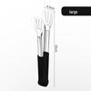 3-Piece Stainless Steel Food & BBQ Tongs Set