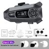 Motorcycle Helmet Headset Wireless Handfree Call Waterproof Bt 5.4 Moto Headphone With Fm Radio Large Led Display For Rider