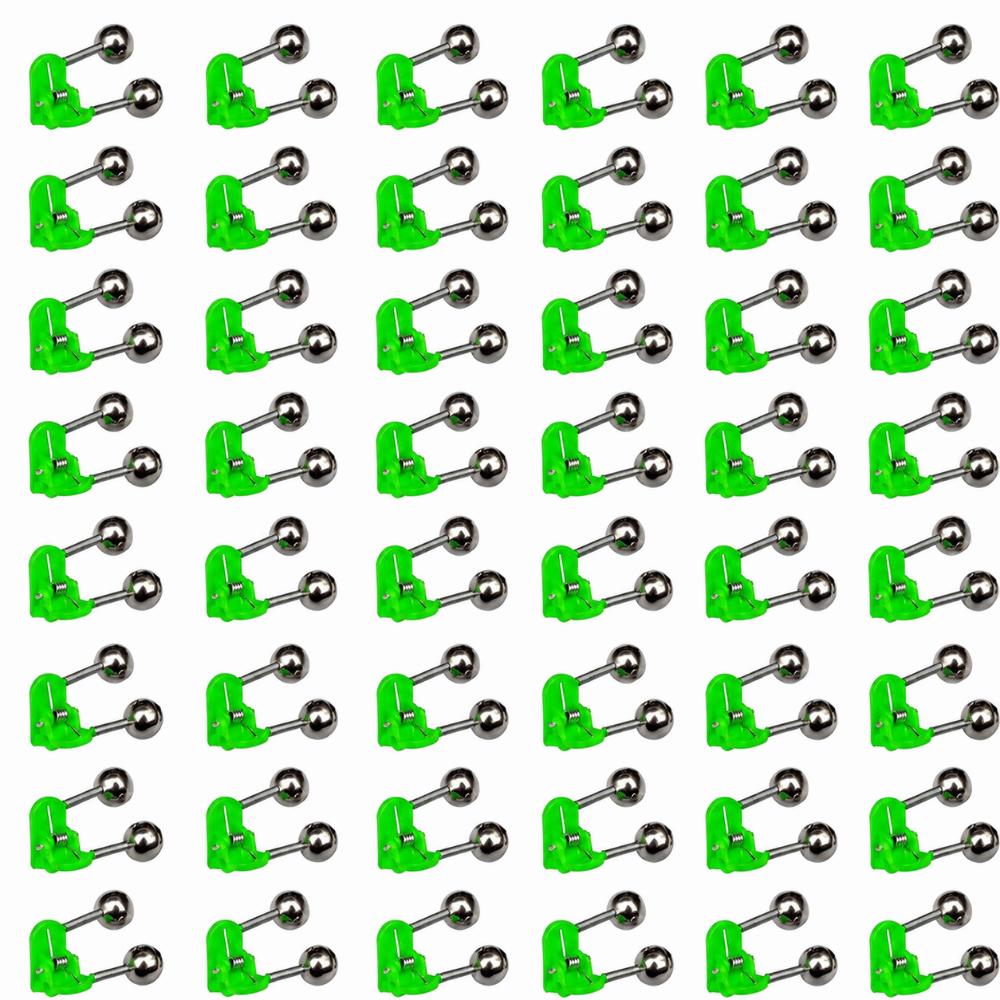 20/50PCS Clip On Fishing Rod Alarm Bells 46*32mm Bite Alarm Bells Fishing Bells Night Fishing