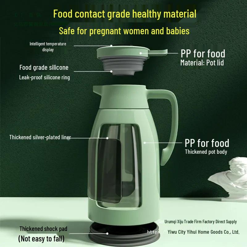 Large Capacity Insulated Thermos Flask for Home, Dormitory & Students - Perfect for Warm Water