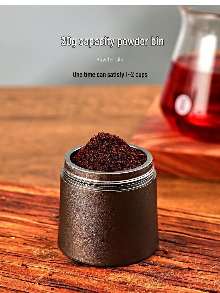 Hand-Crank Waistline Coffee Grinder - Small Household Hand-Pour Coffee Bean Grinder