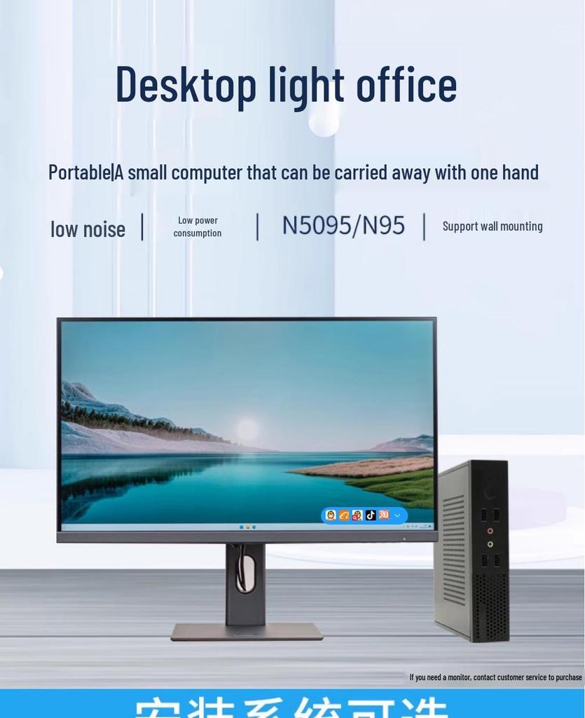 DMA Mini PC 12th Gen N100: Compact Micro Desktop for Business & Office