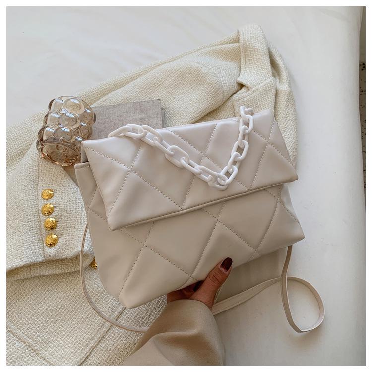 

Модная весенняя сумка-кроссбоди Diamond 2022 года — универсальная высококачественная женская маленькая квадратная сумка белый