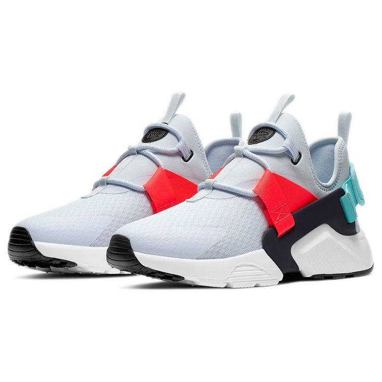 Nike Air Huarache City Low Donna Grigio Verde Chiaro Rosso Scuro AH6804-015
