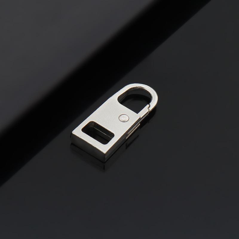 Одежда Универсальная застежка-молния Аксессуары Сумки Куртка Пуховик Застежка-молния Декоративная подвеска Съемная универсальная застежка-молния Планшет серебряный