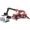 Manitou Téléscopique MRT 2150 - BRUDER - Avec Accessoires