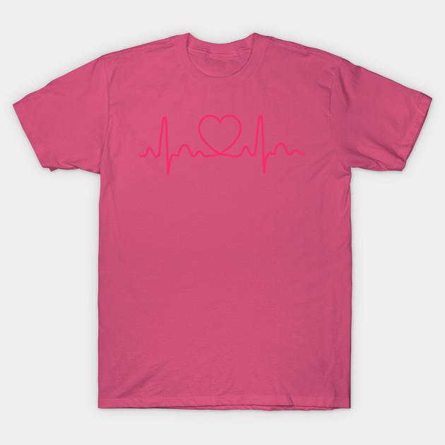 For Women Heartbeat Doctor Nurse Medical Tshirt T Shirt  90S Korean Style Tee 100% Cotton Picture Custom Round Collar