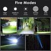 Most Powerful LED Flashlight Strong Light Tactical Torch Outdoor Waterproof Camping Hiking Lantern  USB Rechargeable Lamp