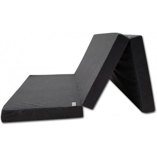 Folding Mattress - Guest - 200x80x10 Cm - Grey - Medium Comfort - 1 Person