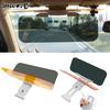 2-in-1-Sonnenblende fürs Auto, polarisierte Sonnenschutzplatte, transparent, blendfrei, Tag- und Nachtspiegel, verstellbare Windschutzscheibe, Autozubehör