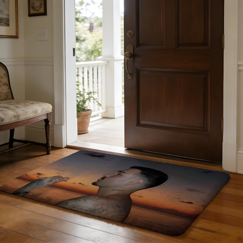 RRels B Albums Cover Floor Mat Soft Flannel Absorbent Mat Non-Slip Rug Home Bedroom Bathroom