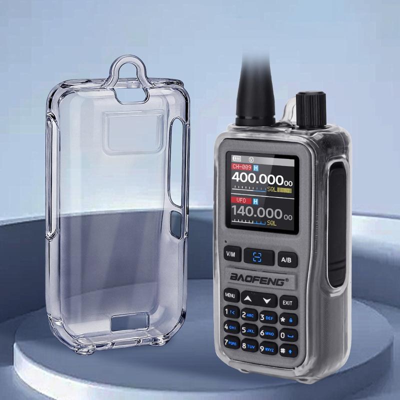 UV5RMINI Silicone Protective Case Transparent Drop Proof Dustproof Lightweight for Emergency Communication 1PCS