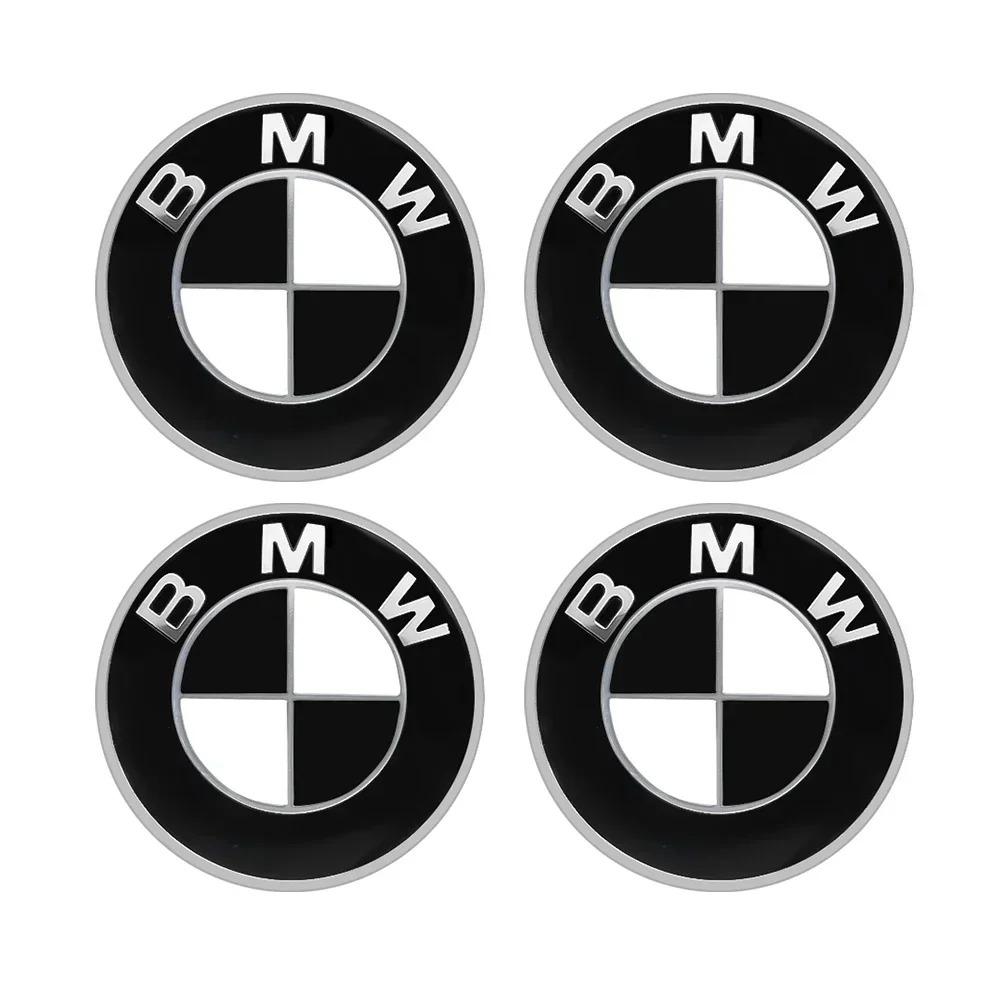 KK 56/60/65/70mm Car Badge Wheel Center Cover Stickers Hub Caps Decal BMW M Z4 M3 M5 M6 X3 E46 E90 E39 F10 F20 F30 G20 E60 X6 CUM1