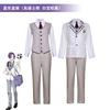 Blue Lock Anime Cosplay Kostüm Perücke Episode Nagi Seishiro Reo Mikage Dk Schuluniform Weiße Stickerei Jacke Halloween Anzug