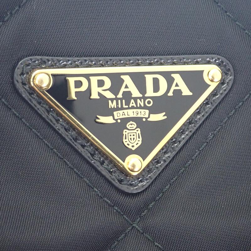 Prada 1BG4682A0SF0002 Shoulder Bag Black Nylon Women