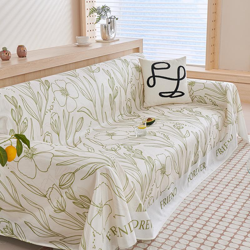 Ice Silk Sofa Cover Cloth Summer  Mat Sofa Mat Artistic Sense Sofa Towel Can Cover Sofa Cover
