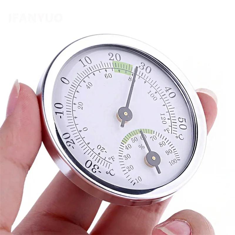 New Mini Pointer Type Thermometer Hygrometer Indoor Room Electronic Temperature Humidity Meter Sensor Gauge for Home Thermometer