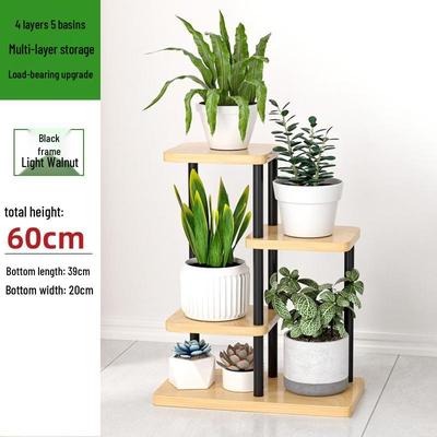 Multi-Layer Iron Plant Stand
