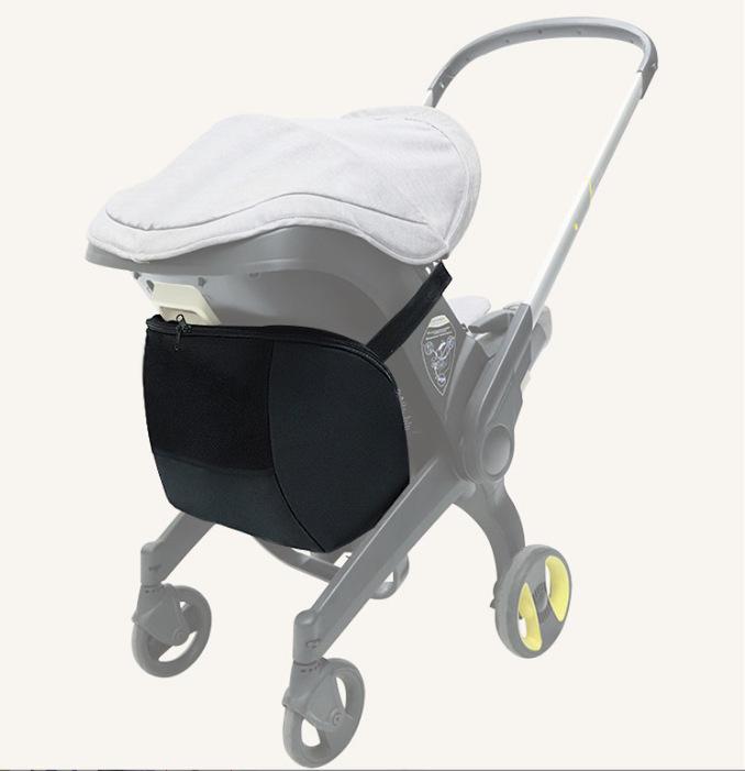 Doona+ Vier-in-één Kinderwagen: Universele Wielen, Wiegje, Klamboe, Winddichte Regenhoes, Opbergtas Accessoires