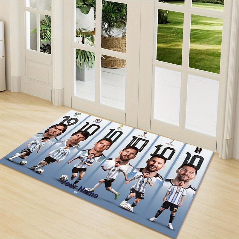 Custom Number Ten Legend Carpet Rug Soft Washable Anti Slip Home Living Room Sofa Mats Personalized Christmas Rug