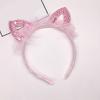 Dziewczyny Słodkie kocie uszy Kształt Gaza Cekiny Opaska Opaska do włosów Akcesoria do obręczy