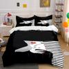 Stylized Woman with Stripes. Bedding Sets Duvet Cover Sets Duvet Covers Pillowcases(1*Duvet Cover 2*Pillowcases Without Duvet Insert)