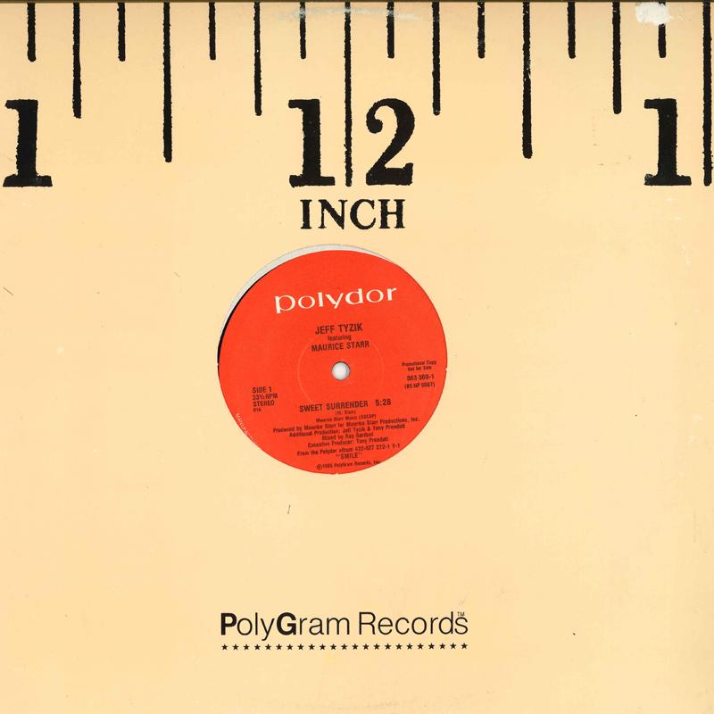 

12inch Record JEFF TYZIK - Sweet Surrender 8833601PROMO POLYDOR 1985 US Soul/Funk Used