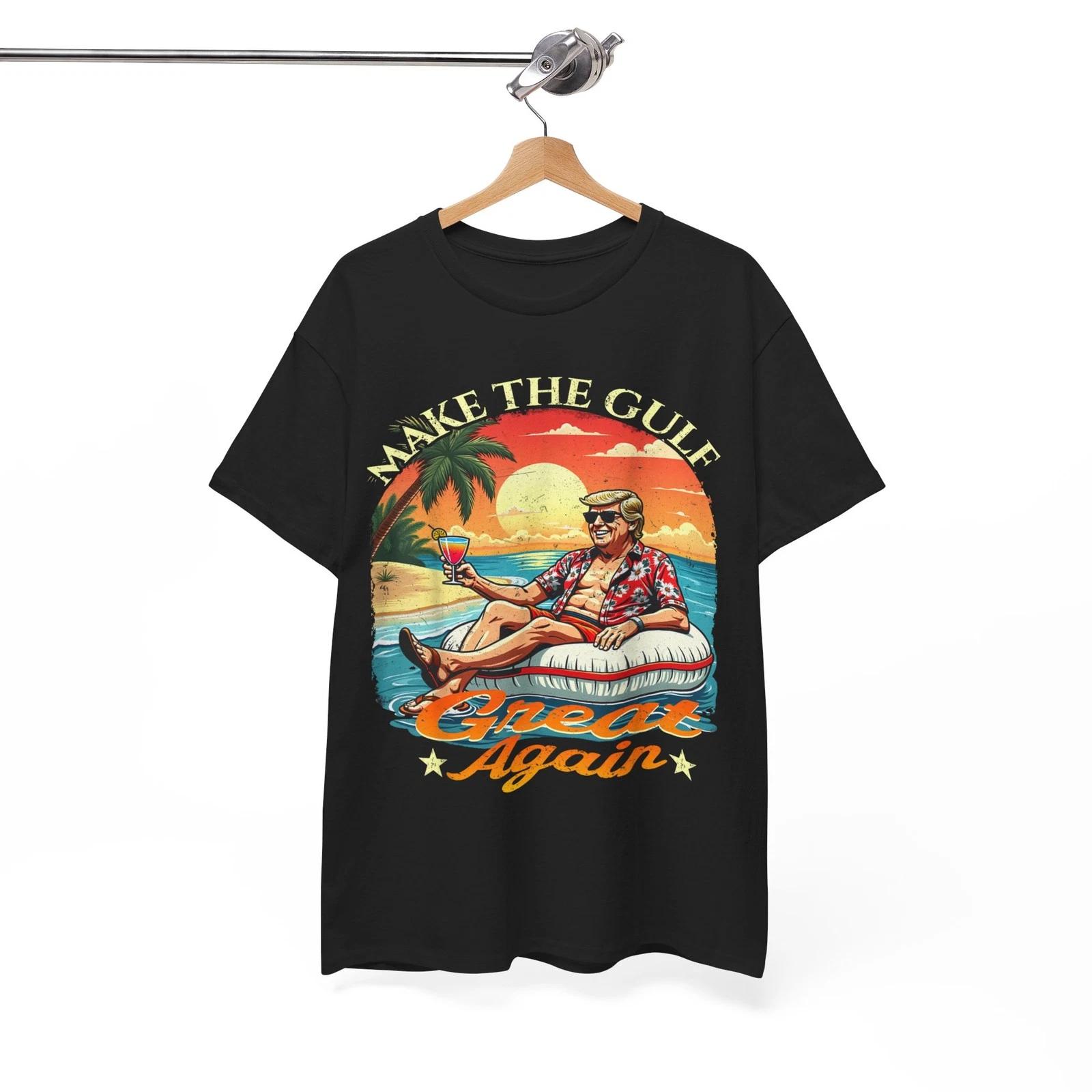 Funny Trump Shirt Make The Gulf Great Trump Merchandise T-Shirt 3XL