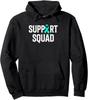 Support Squad Ovarian Cancer Raise Ovarian Cancer Unisex Hooded Sweatshirt
