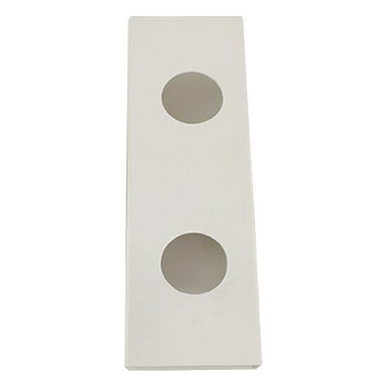 White PVC Rectangular Conduit Drain Pipe