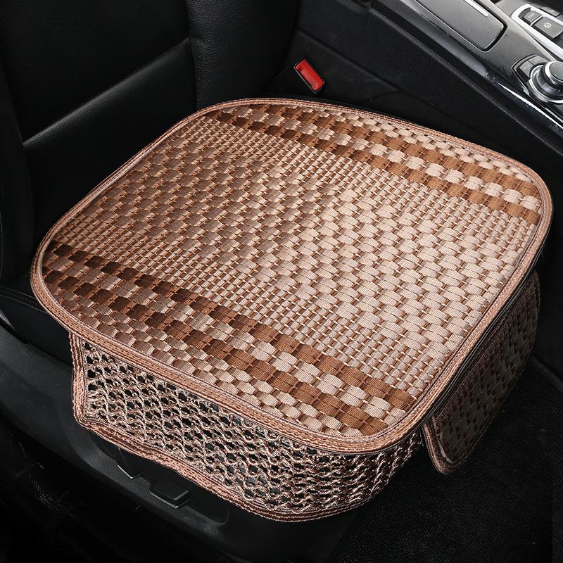 Car Seat Cushion Summer Ice Silk Cool Breathable Non-Slip Seat Protector Mat Car Seat Cover Universal Auto Interior Accessories