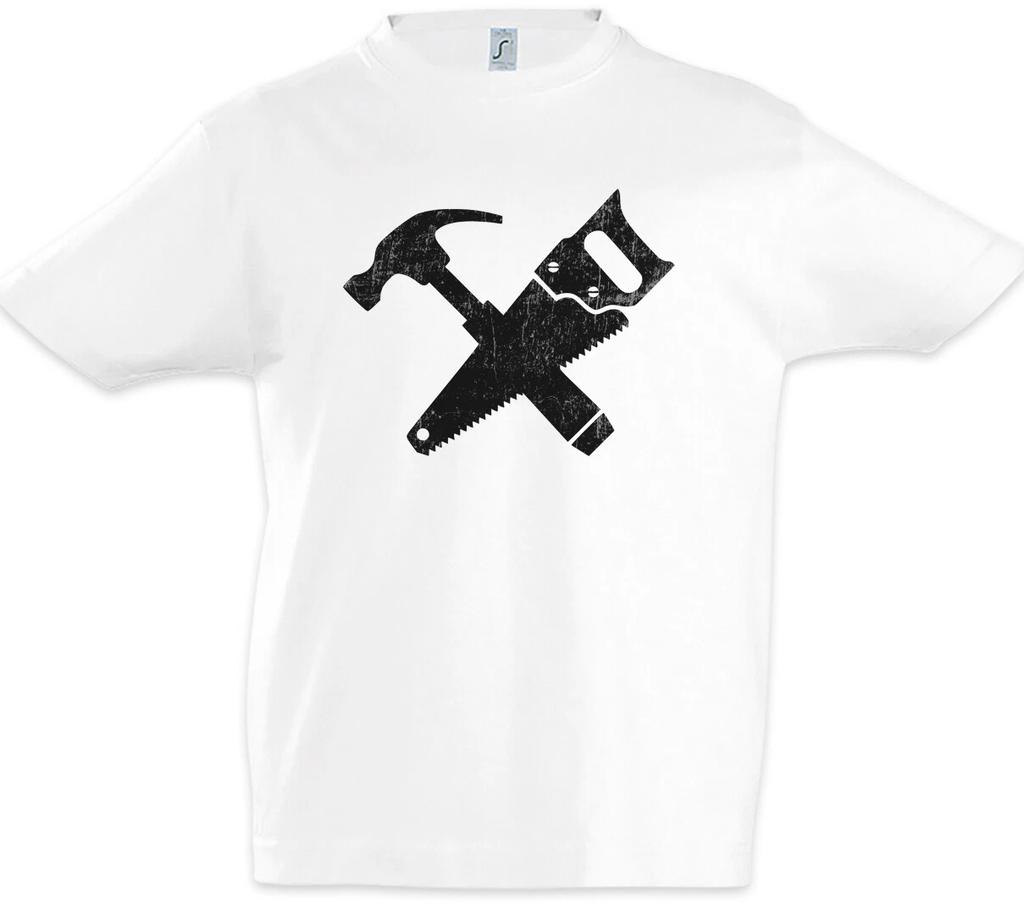 Carpenter Tools Kids Boys T-Shirt Hammer Carpenter Joinery-