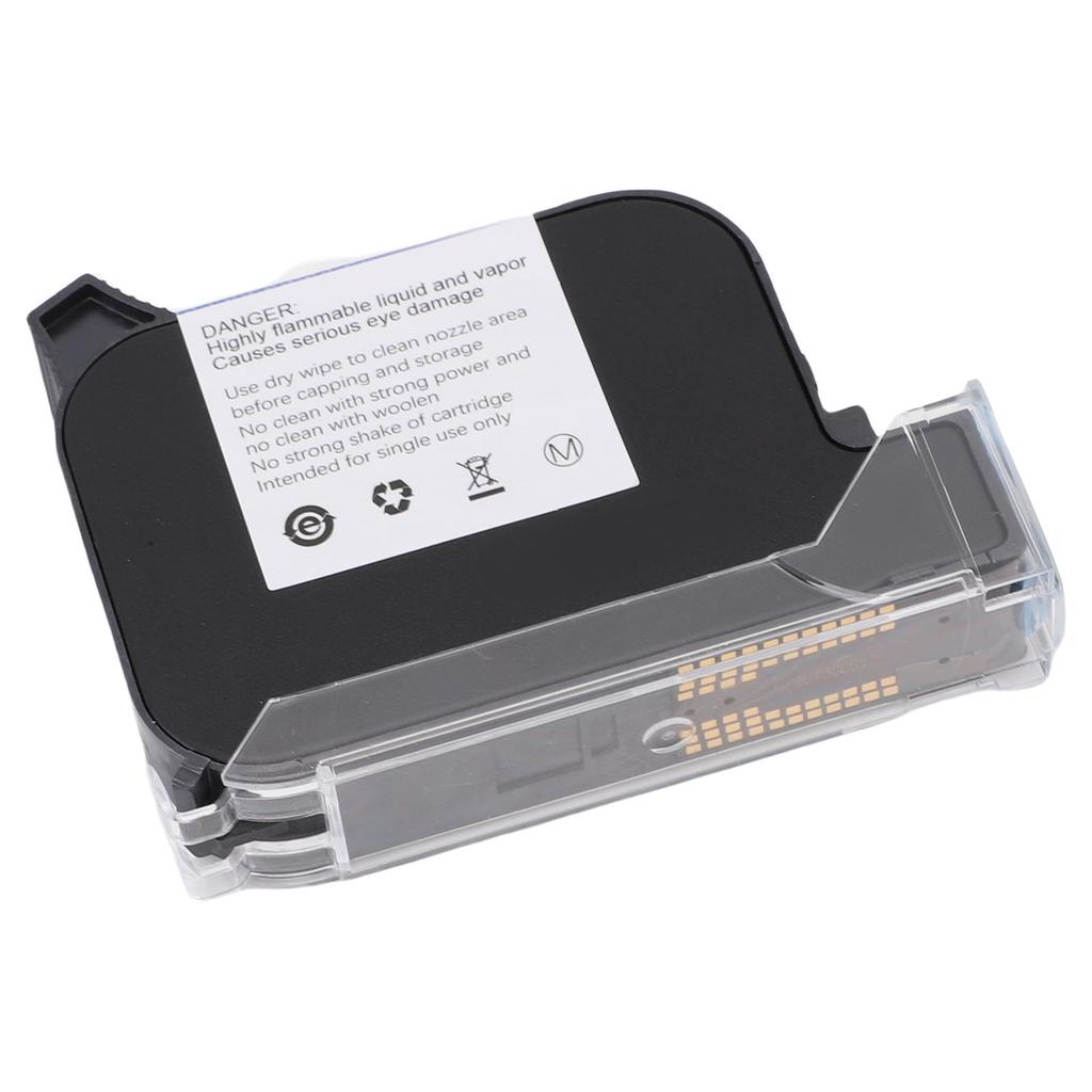 Szybkoschnący kartridż z tuszem solwentowym czarny 42 ml 12,7 mm Zamiennik do ręcznej mini drukarki atramentowej
