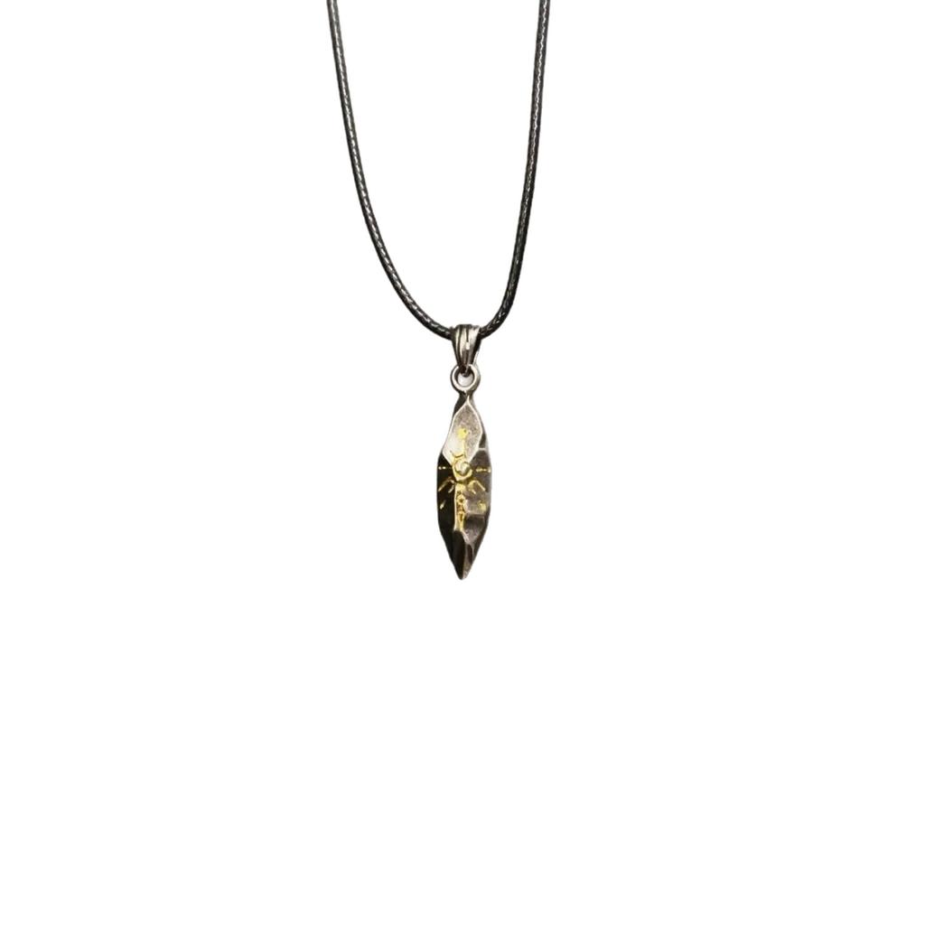 Wishing Stone Necklace Original Niche Wishing Stone Retro Men's Necklace Boys Design Meteorite Premium