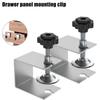 2 Pcs Adjustable Drawer Front Installation Clamps  Installating Drawer and Panel
