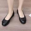 Comfortable shoes soft sole autumn new single shoes shallow mouth shoes medium leather shoes