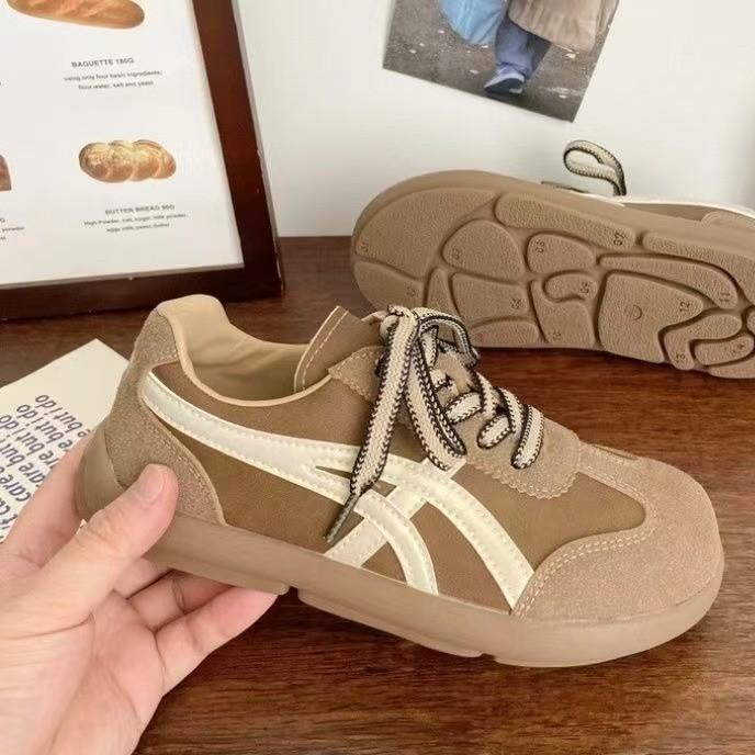 

Frosted leather training shoes women s shoes 2025 new spring women s casual board shoes soft-soled sports shoes 41