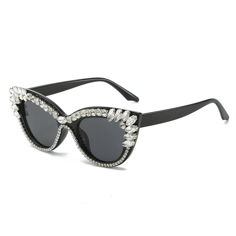 Diamond Sunglasses, Rhinestone Glasses, Personalized Hip-Hop Sunglasses For Women