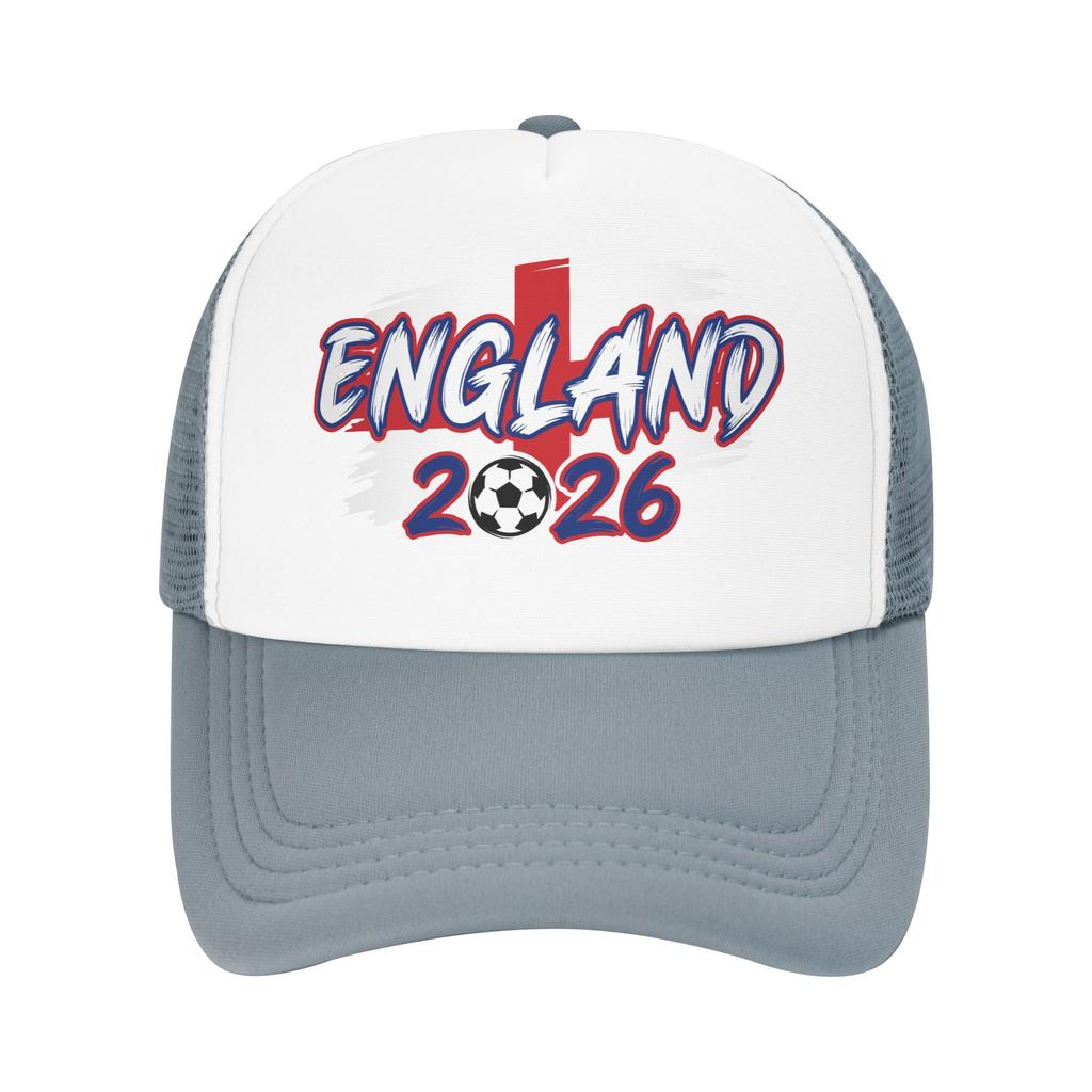 England Football Match  Mesh Baseball Caps Unisex Trucker Worker Cap Usa Canada Mexico Soccer Dad Hat Summer Trucker Hat