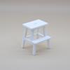 1 Piece Plastic Kitten Footstool Double-Layer Sit Chair Holding Stool 1/12 Dollhouse Miniature Cat Step Stool