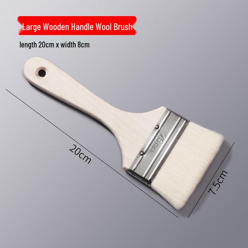 Food-Grade Wool Basting Brush