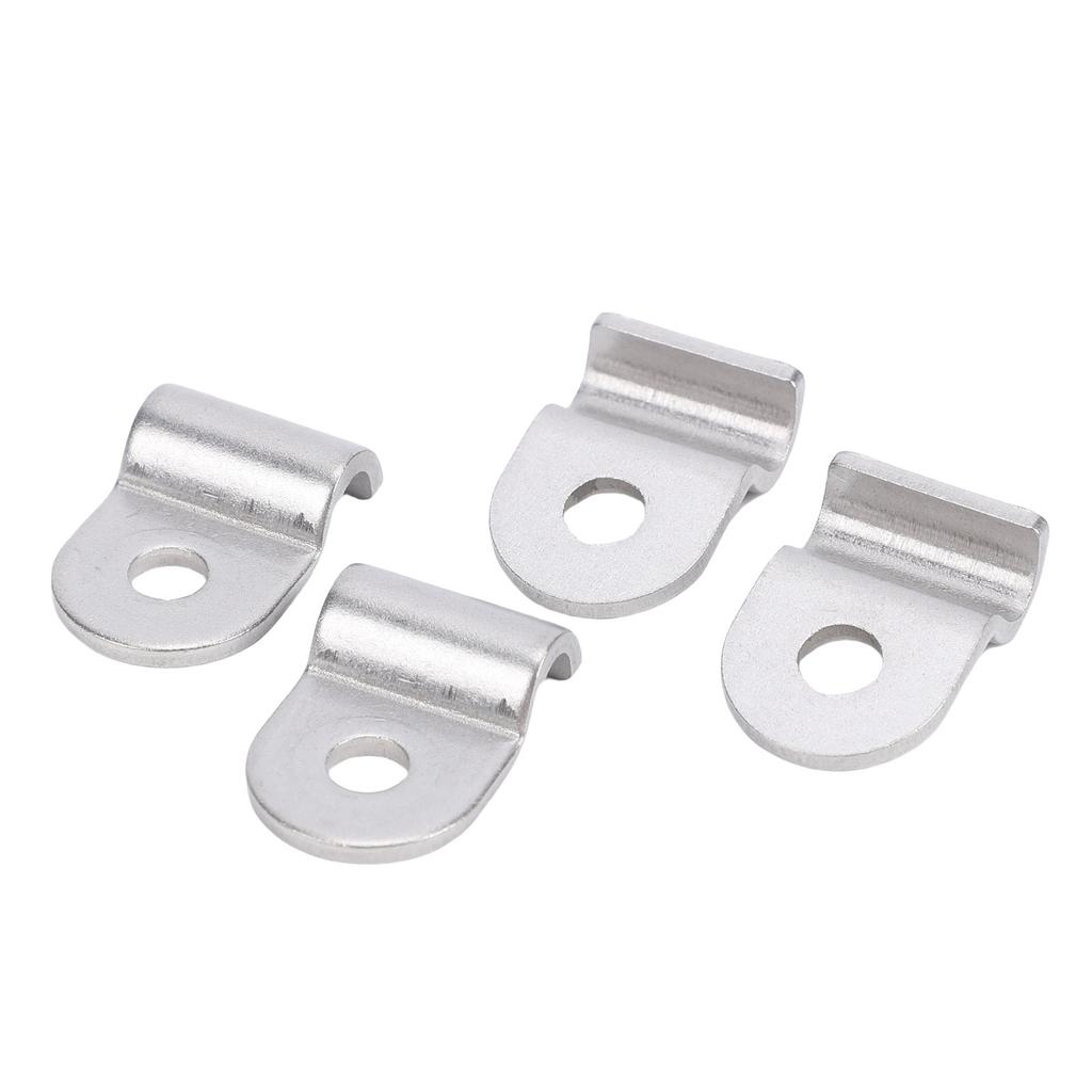 48pcs 3 16 Inch Stainless Steel Brake Fuel Line Clamps with Screws Replacement for Street Rod Truck