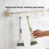 Long-Handled Rotating Pot Brush: Non-Stick, Non-Scratch, Multifunctional Kitchen Cleaning Tool
