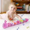 Jucarie de plus 3-in-1 Musical Caterpillar Toy, Pink, 50cm, Infant Sensory Development Soothing Plush Doll