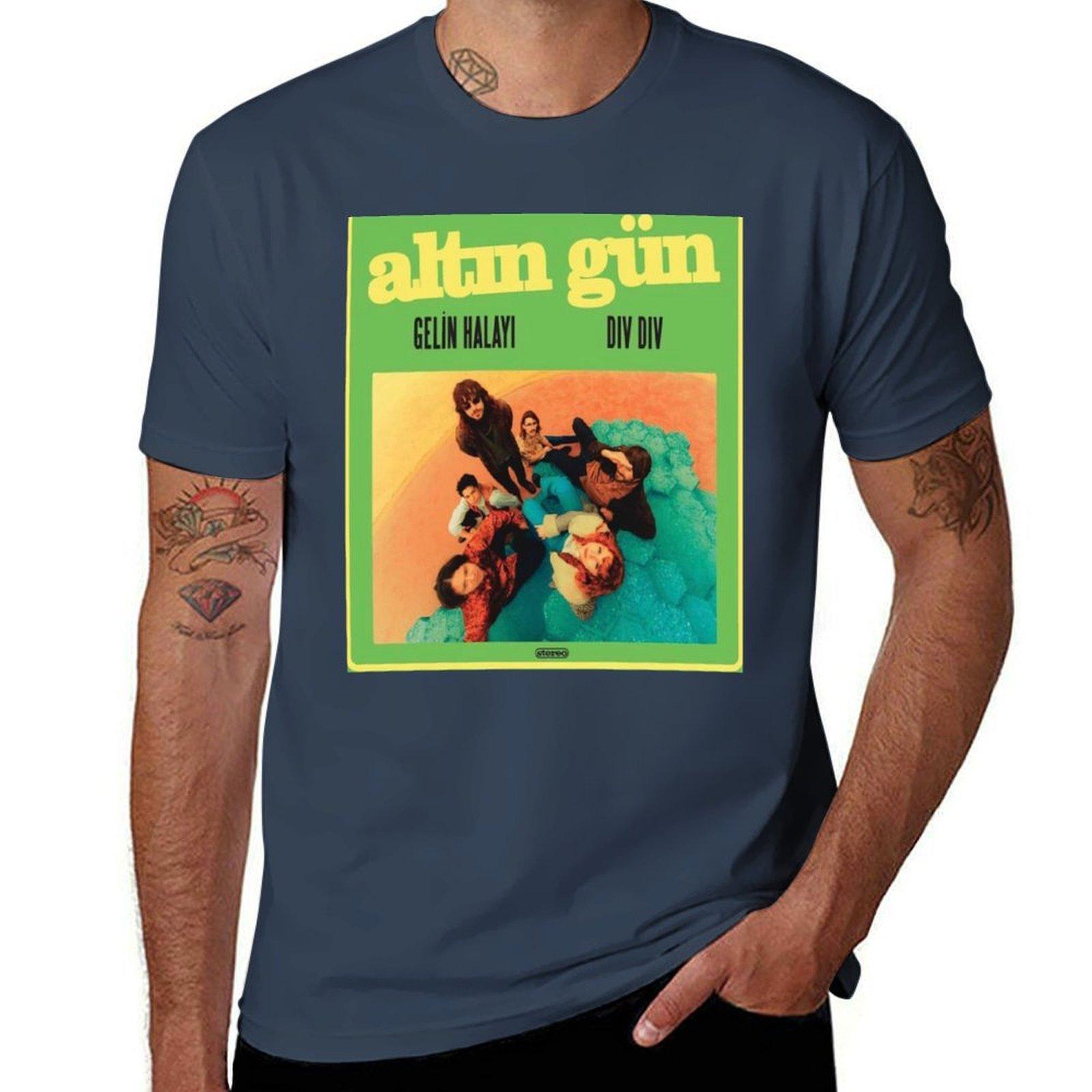 Altin Gun Tshirt Fashion Pattern Printed Tee Shirt S
