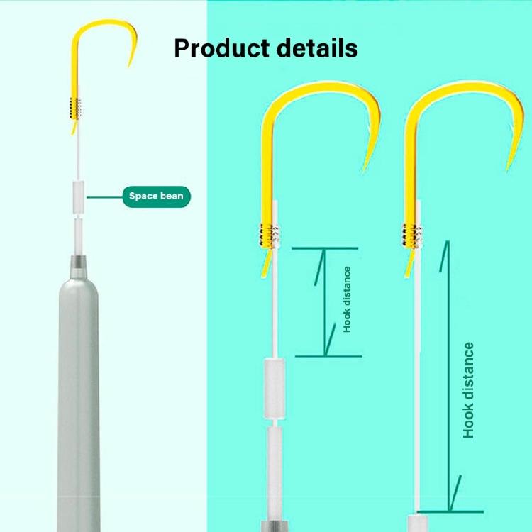 Barbed Hook Fishing Tackle Ready to Use Anti Bottom Carp Rigs Fishing Lures Suspension Fishing Hair Rigs Hook