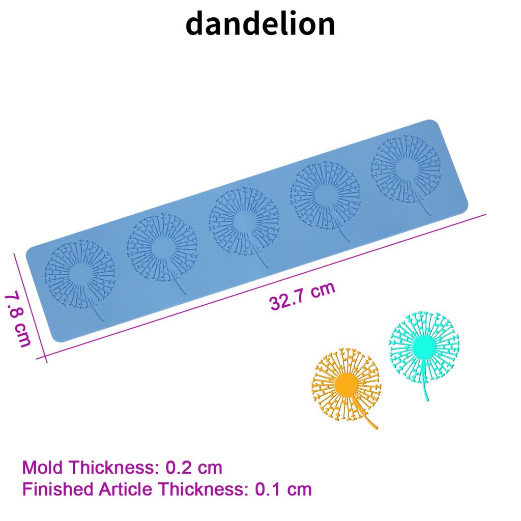 Dandelion Maple Leaf Shape Sugar Lace Mold Gumpaste Mold Flower Rose Pattern silikonowe do dekorowania ciast