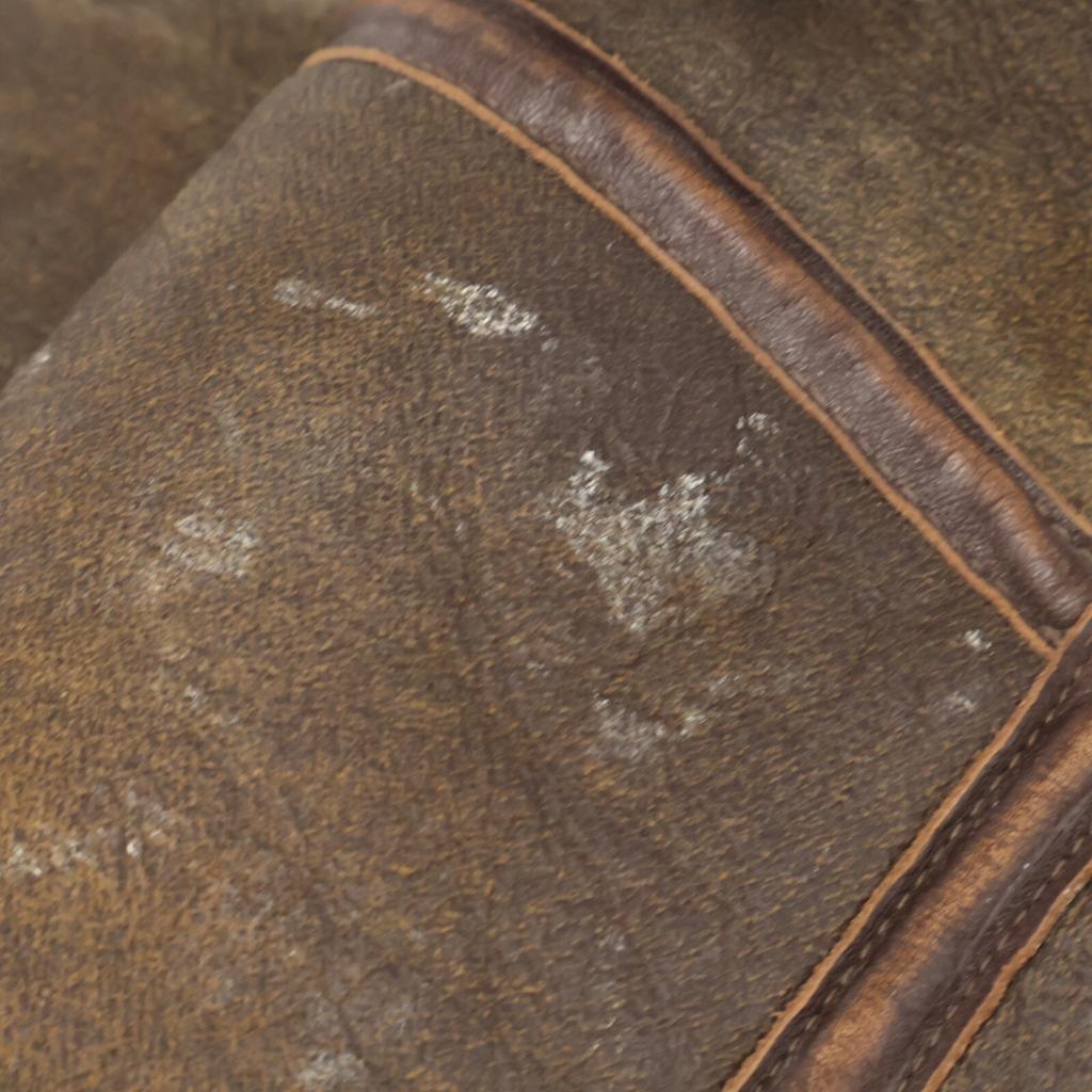 RRL Domestic Genuine Shearling Toggle Mouton Leather Coat M BrownUsed