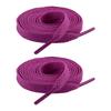 1 Pair Flat Sneaker Shoelaces 8mm Wide Polyester Replacement Multicolored Laces for Trainers and Casual Shoes Strings